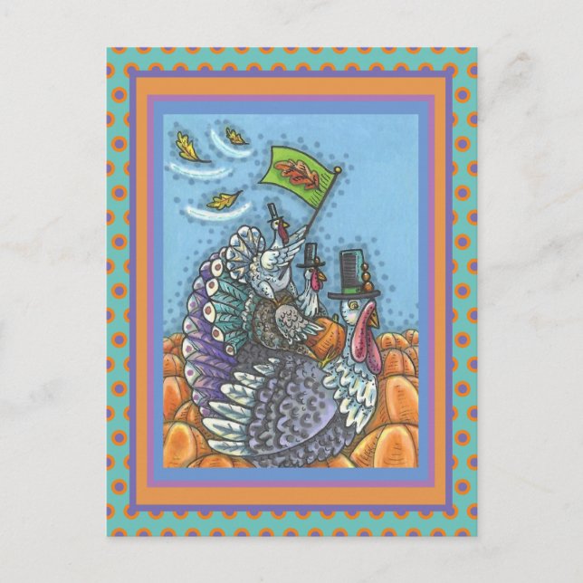 CARTÃO POSTAL TURQUIA NAÇÃO EUA, ENGRAÇADO AGRADECIMENTO POLÍTIC (Frente)