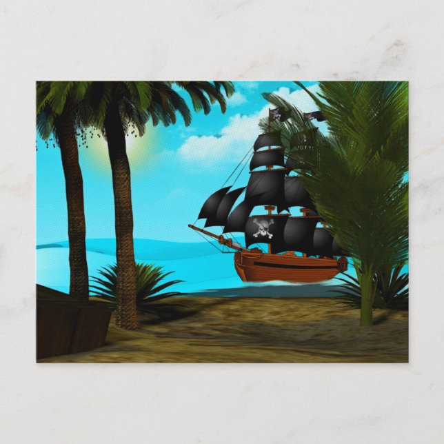 Cartão Postal Turquoise Seas (Frente)