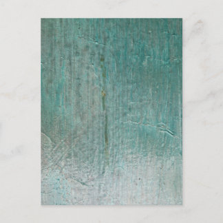 Cartão Postal Turquoise Textured Canvas Postcard