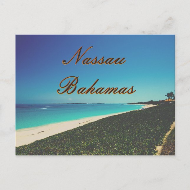 Cartão Postal Turquoise Water Beach (Frente)