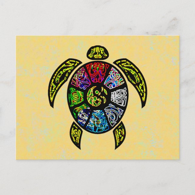 Cartão Postal Turtle Ba-Gua (Frente)