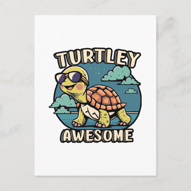 Cartão Postal Turtley Incrível  (Frente)