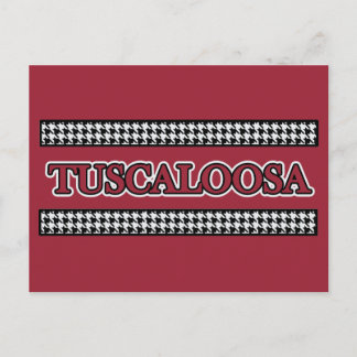 Cartão Postal Tuscaloosa, AL Houndstooth - Cartão-postal