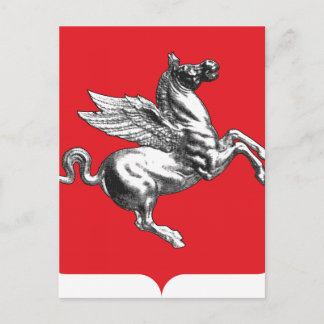 Cartão Postal Tuscany (Italy) Coat of Arms