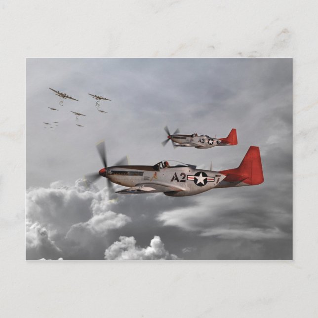 Cartão Postal Tuskegee Airmen (Frente)