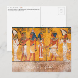 Cartão Postal Tutankhamun, cartão-postal do Egito