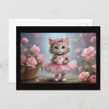 Tutu Ballerina Kitten Rosa