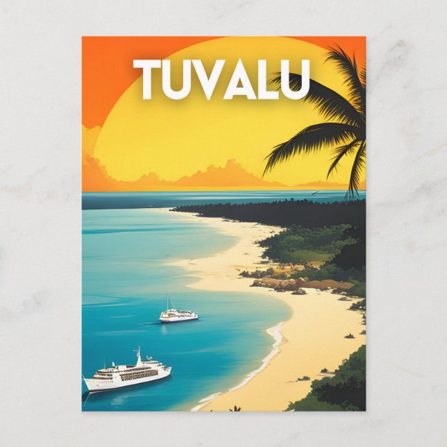 Cartão Postal Tuvalu (Frente)
