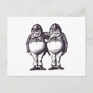 Cartão Postal Tweedles