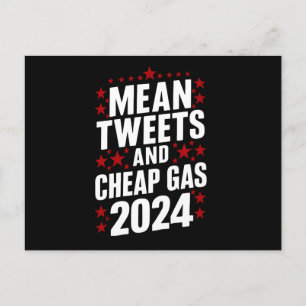 Cartão Postal Tweets Médios E Gás Barato Donald Trump 2024