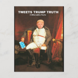 Cartão Postal Tweets Trump Truth
