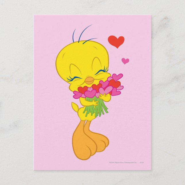 Cartão Postal TWEETY™ Hearts (Frente)