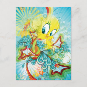 Cartão Postal Tweety in Blue Wave
