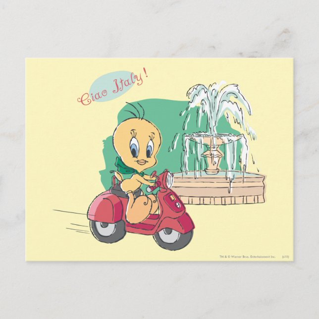Cartão Postal TWEETY™ Itália (Frente)
