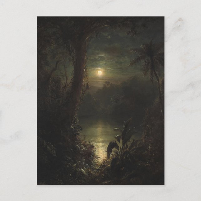 Cartão Postal Twilight in the Tropics Frederic Edwin Church (Frente)