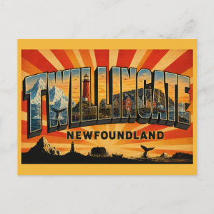 Cartão Postal Twillingate Terra Nova Capital dos Icebergs