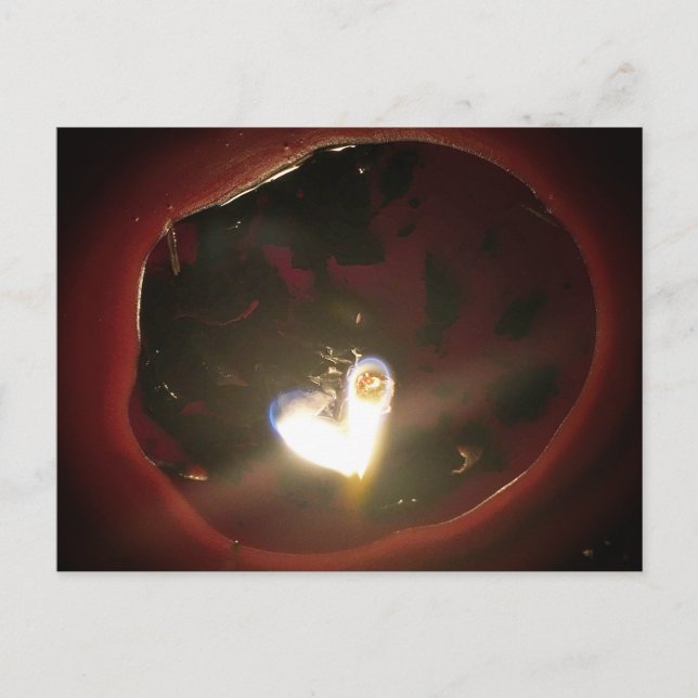 Cartão Postal Twin Flame Heart (Frente)