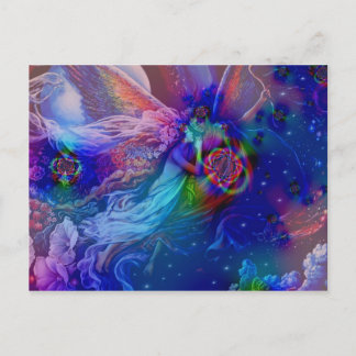 Cartão Postal Twin Flames Ascensão no Céu