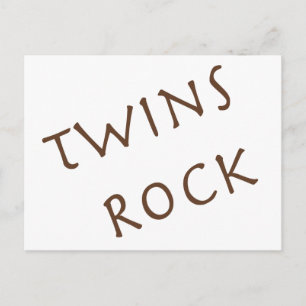 Cartão Postal Twins Rock