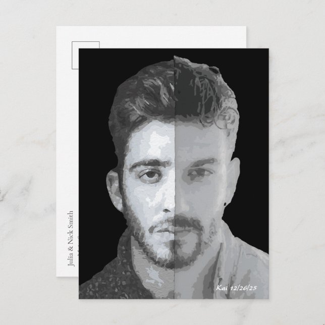 Cartão Postal Two Brothers Legend, Kraków Poland Myth (Frente/Verso)