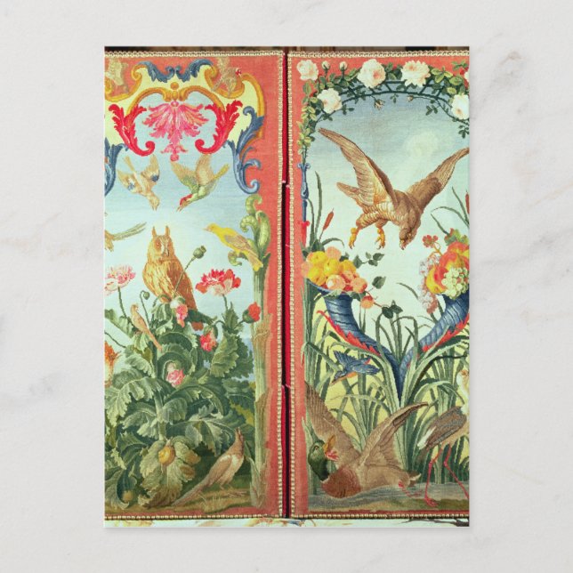 Cartão Postal Two panels of carpet made into a folding (Frente)