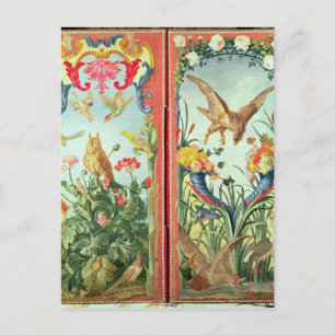 Cartão Postal Two panels of carpet made into a folding