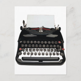 Cartão Postal Typewriter Postcards