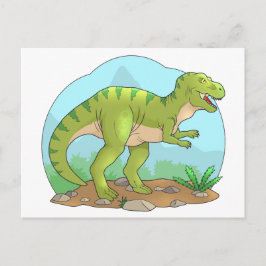 Cartão Postal tyrannosaurus