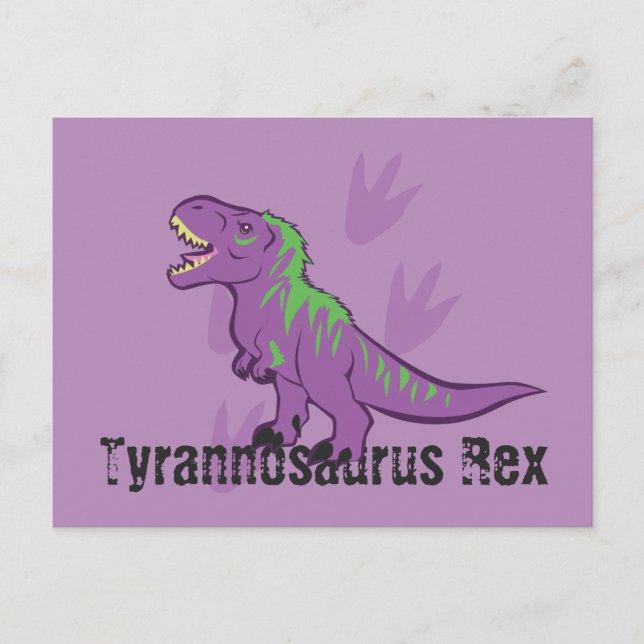 Cartão Postal Tyrannosaurus Rex (Frente)
