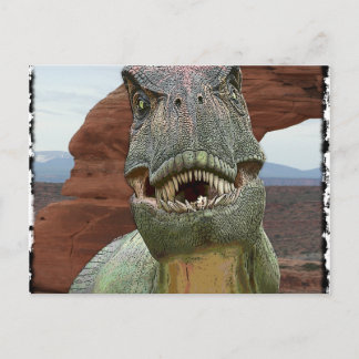 Cartão Postal Tyrannosaurus Rex Dinosaur