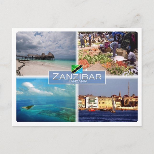 Cartão Postal TZ - Tanzânia - Zanzibar - (Frente)
