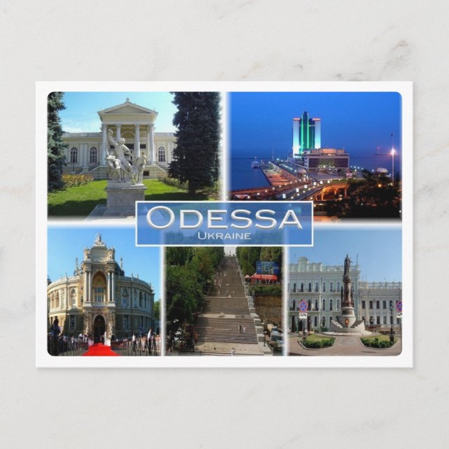 Cartão Postal UA Ucrânia - Odessa - (Frente)