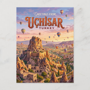 Cartão Postal Uçhisar Turquia
