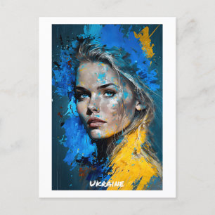 Cartão Postal Ucrânia Cartão-postal - Coleção Mundial de Mulhere