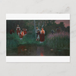 Cartão Postal Ucraniano Kupala Night por Simon Kozhin