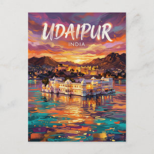 Cartão Postal Udaipur Índia