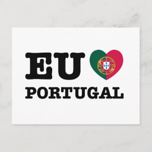 Cartão Postal Ue Amo Portugal