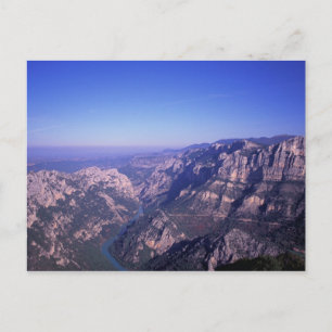 Cartão Postal UE, França, Alpes da Provença, Grand Canyon de