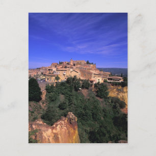 Cartão Postal UE, França, Provença, Vaucluse, Rousillon.