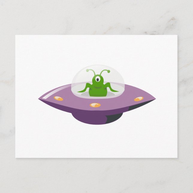 Cartão Postal ufo (Frente)