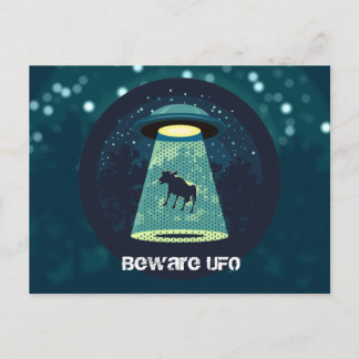 Cartão Postal UFO de Cuidado