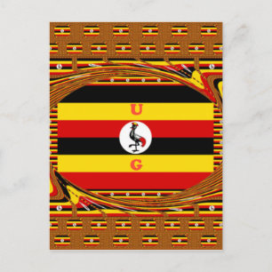 Cartão Postal Uganda a Pérola da África Impressão de Arte