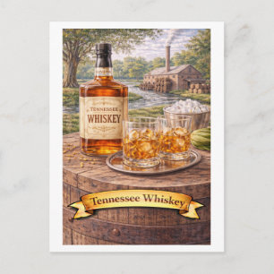 Cartão Postal Uísque do Tennessee (Série de Comida Americana)
