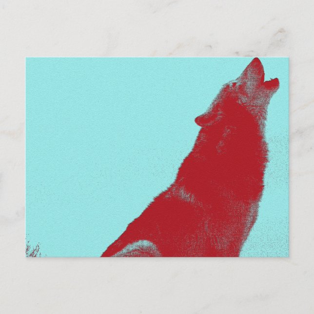 Cartão Postal Uivo de Lobo (Frente)