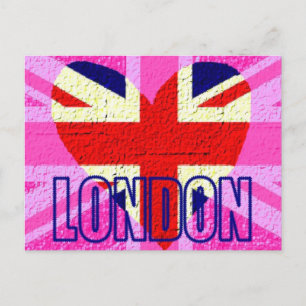 Cartão Postal UK flag London