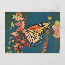 Cartão Postal Ukiyo-e Butterfly