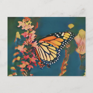 Cartão Postal Ukiyo-e Butterfly