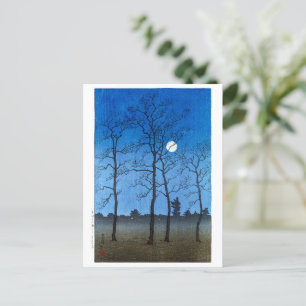 Cartão Postal ukiyoe - hasui - C05 - Campos de Toyam -