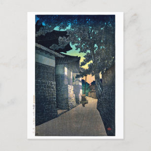 Cartão Postal ukiyoe [hasui] C20 Templo Kosho, Himi, Etchu