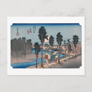 Cartão Postal ukiyoe Hiroshige Nº12 Numazu